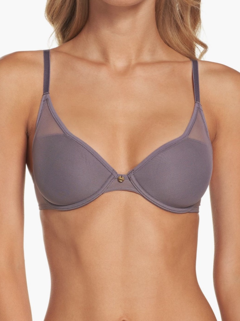 NATORI Highlight Contour Underwire Bra - Gunmetal